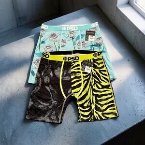 2-Pack PSD Boxer Briefs Bundle | Kiyan Anthony "Jungle" & Iced Roses | Men's XL